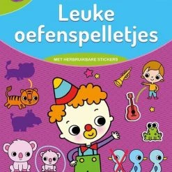 ZNU Oefenboek Met Stickers - Leuke Oefenspelletjes 4-5 Jaar Groep 1