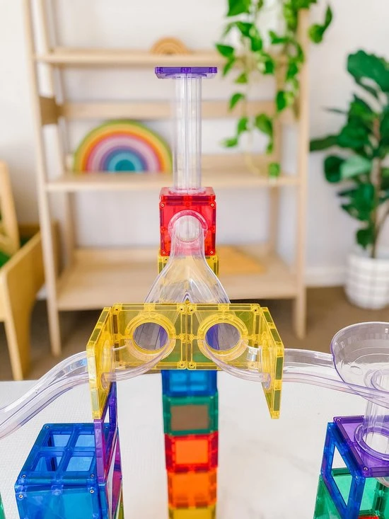 Connetix Tiles Connetix - Starter Pack 62 Stuks - Magnetisch Constructiespeelgoed - Afbeelding 12