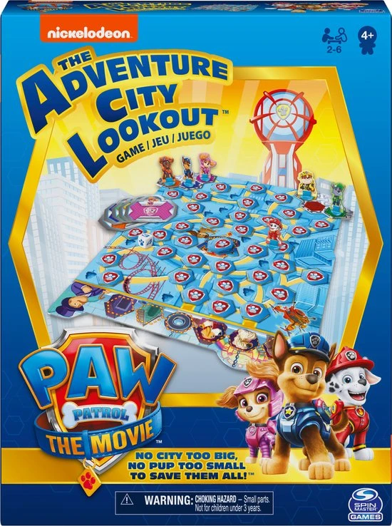 PAW Patrol De Film - Bordspel - De Avonturenstad Uitkijktoren