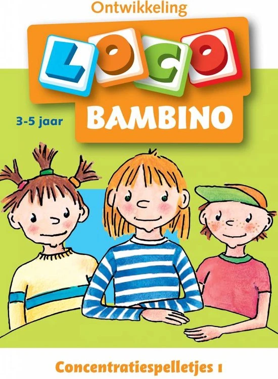 M. Junga Loco Bambino - Boekje - Concentratiespelletjes - 3/5 Jaar
