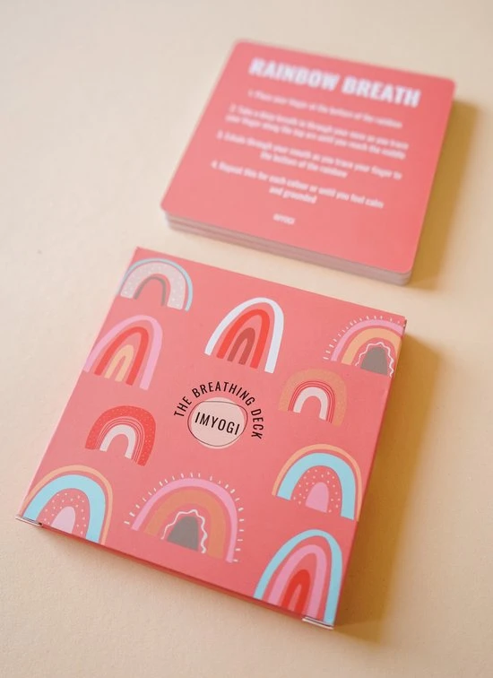 IMYOGI Calming Breathing Cards - Yoga Kaarten Voor Kinderen - Kinderyoga Kaarten - Kindercadeautje Voor Kinderen - Kindercadeautje - Yoga Accessoires - Yoga Boek - Kaartspel - Kids Yoga Cards - Afbeelding 4