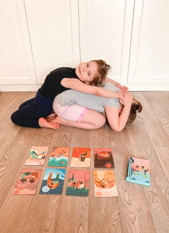 IMYOGI Partner Yoga Kaarten Voor Kinderen - Kinderyoga Kaarten - Kindercadeautje - Yoga Mat Accessoires - Yoga Boek - Kids Yoga Cards - Kindercadeautje Voor Kinderen - Afbeelding 4