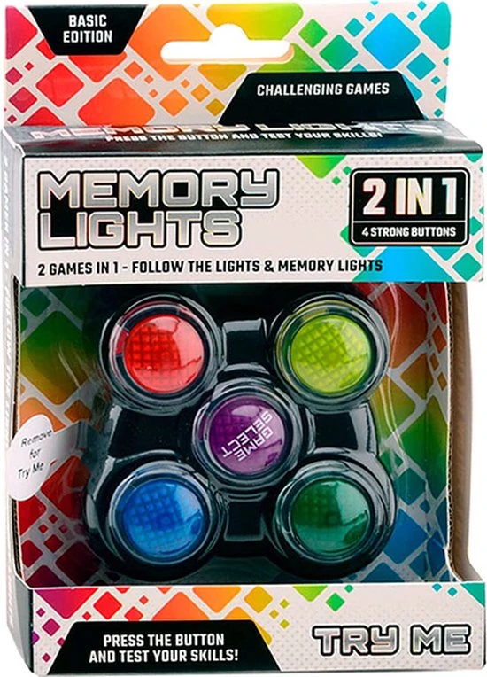 Basic Memory Volgspel 2-in-1 Licht En Geluid - Afbeelding 2