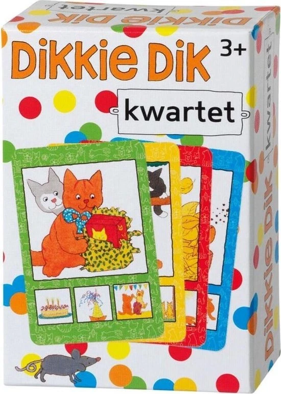 Bambolino Toys & Dikkie Dik Dikkie Dik Kwartet - Kaartspel - Afbeelding 3