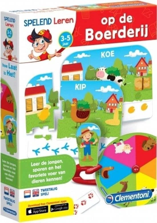 Clementoni - Op De Boerderij - Educatief Spel - Afbeelding 5