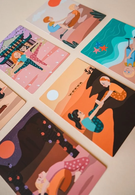 IMYOGI Partner Yoga Kaarten Voor Kinderen - Kinderyoga Kaarten - Kindercadeautje - Yoga Mat Accessoires - Yoga Boek - Kids Yoga Cards - Kindercadeautje Voor Kinderen - Afbeelding 9