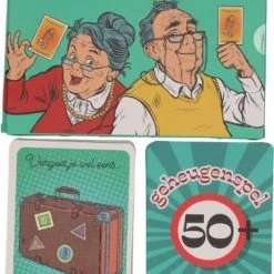 De Wauw Factor Geheugenspel 50+ - Memo-spel - Kaartspel Voor 50-plussers - Cadeau ''Abraham''