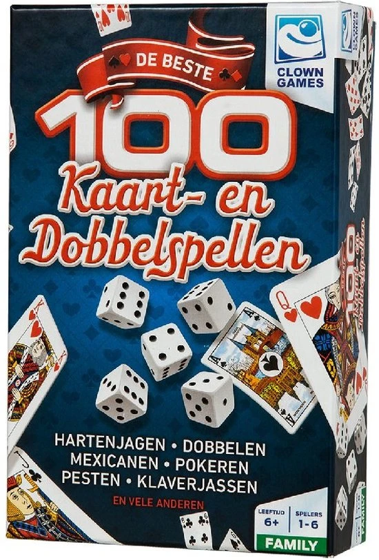 Clown Games 100 Kaart&Dobbel Spellen - Afbeelding 6