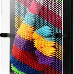 BOTC Pin Art S - Bordspel - Spijkerspel - 3D Afdruk - Spellen Met Spijkers - 12.5 Cm Kleurrijke