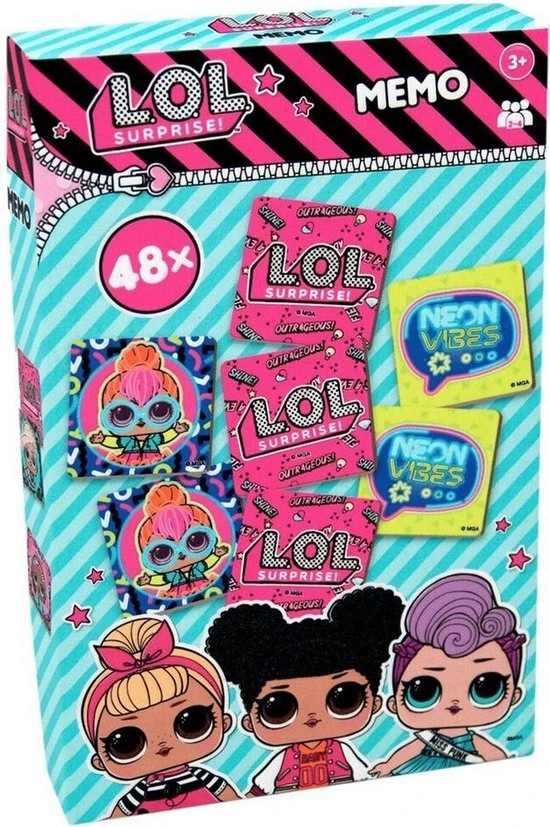 L.O.L. Surprise! LOL Surprise Memo Spel - 48 Kaarten