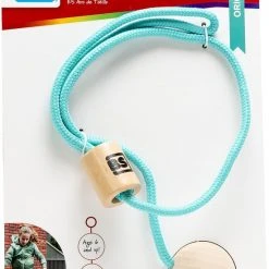 BS Enkelspringbal Junior - 75 X 4 Cm - Hout/polyester - Blauw